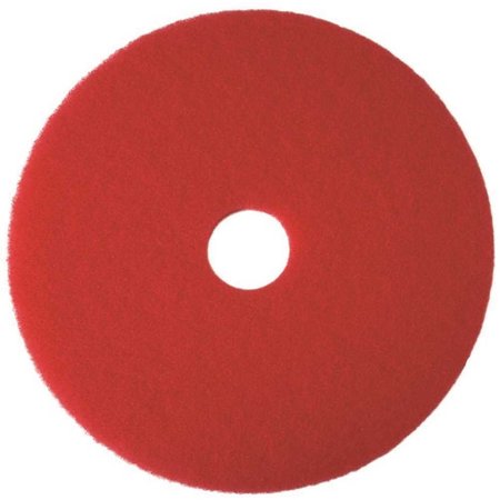 RENOWN 13 in. Red Buffing Floor Pad REN02041